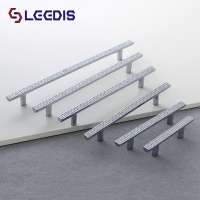 LEEDIS Wholesale furniture hardware accessories handle new design cheap zinc alloy kitchen cupboard handles