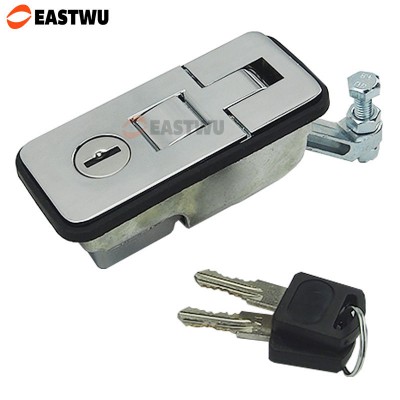 Chrome LOCKING Caravan RV LATCH Automobile Metal Safety & Security Lock Twist lock Truck caravan kit tool case box